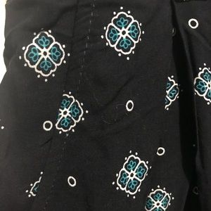 Full length flowy printed pants